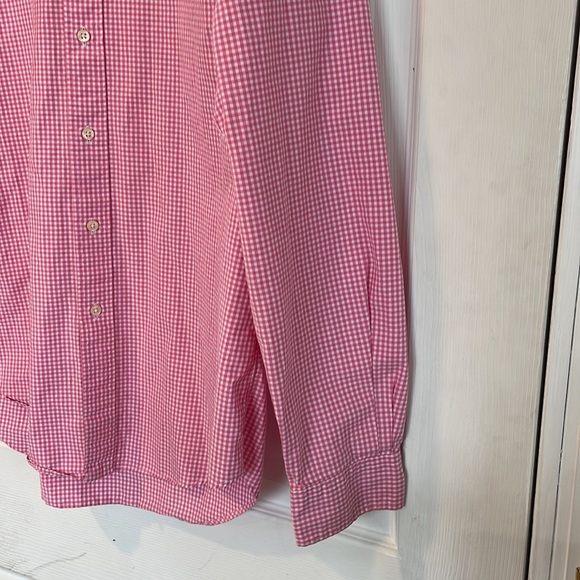 Polo by Ralph Lauren Size Medium Men's Pink Checkered Shirt - Picture 5 of 8